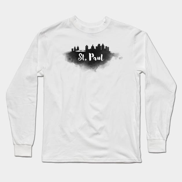 St. Paul watercolor Long Sleeve T-Shirt by kursatunsal